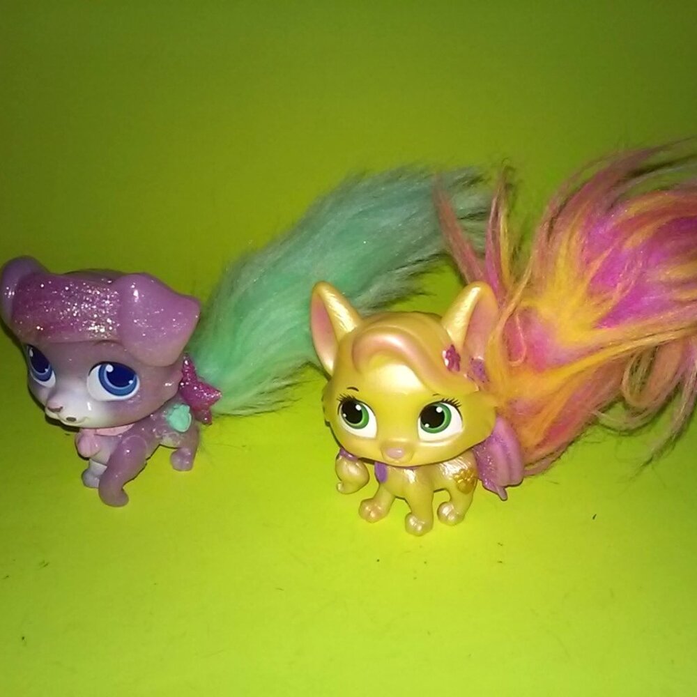 Disney Princess Doll Palace Pets Furry Summer Cat & Matey Puppy